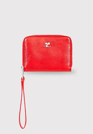 CourrÈGes Wallet Naplack Zipped Compact