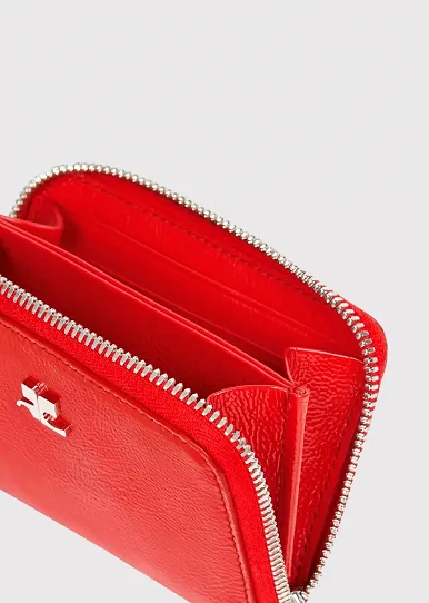 CourrÈGes Wallet Naplack Zipped Compact