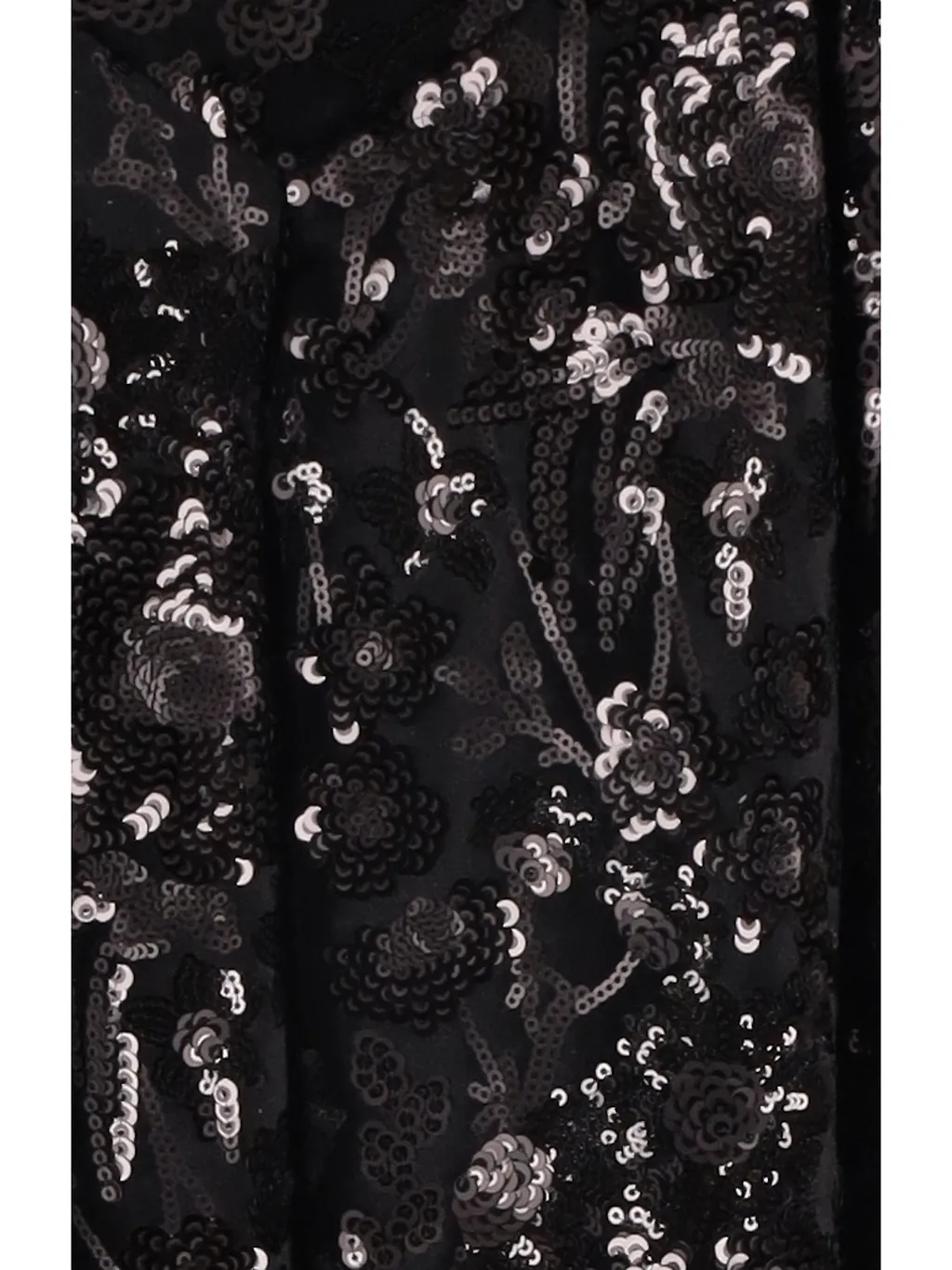 Niccolò Pasqualetti Cascata Skirt Floral Sequin Embroidered Velvet