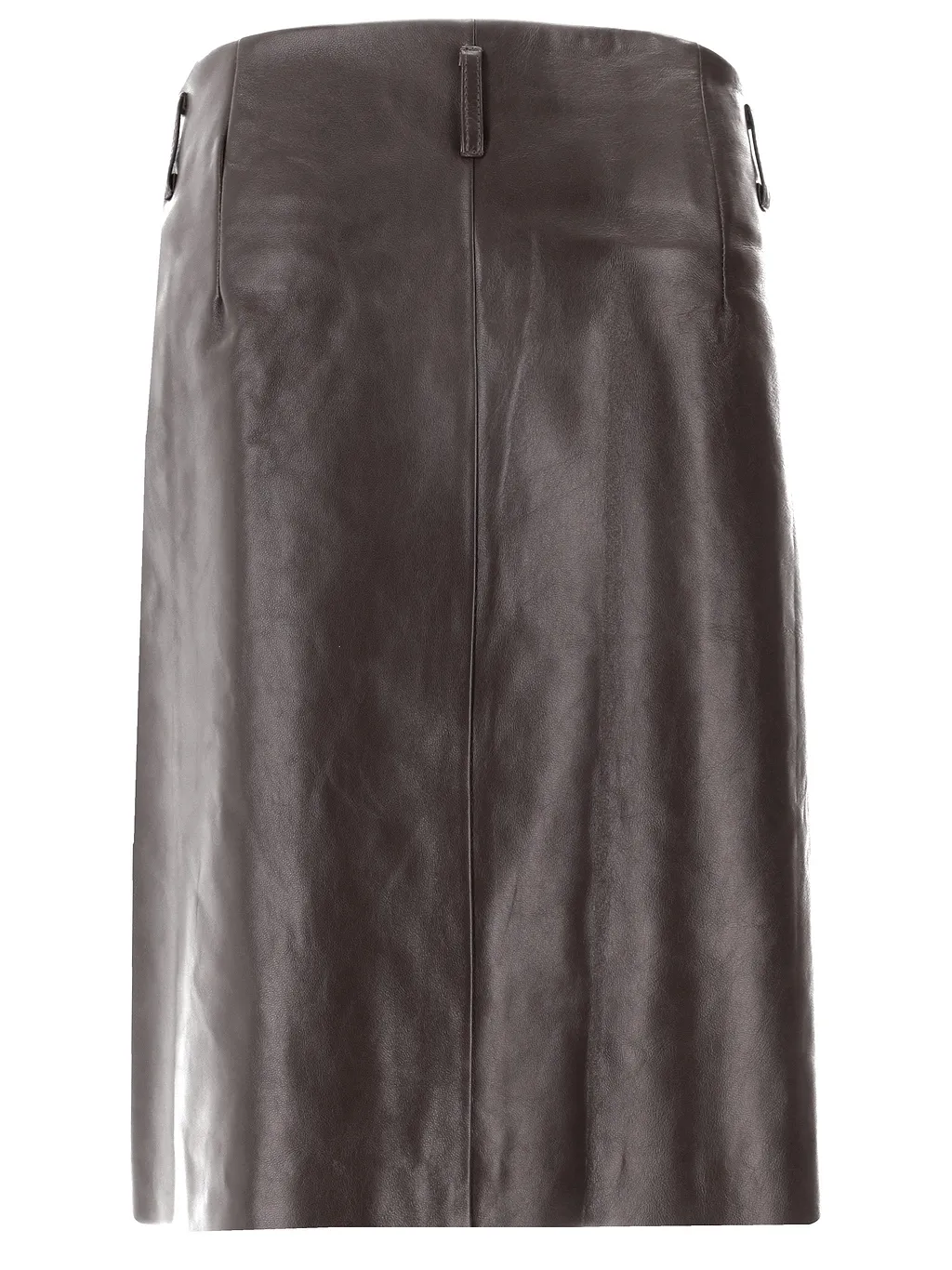 Niccolò Pasqualetti Piega Skirt Square Suede Patchwork
