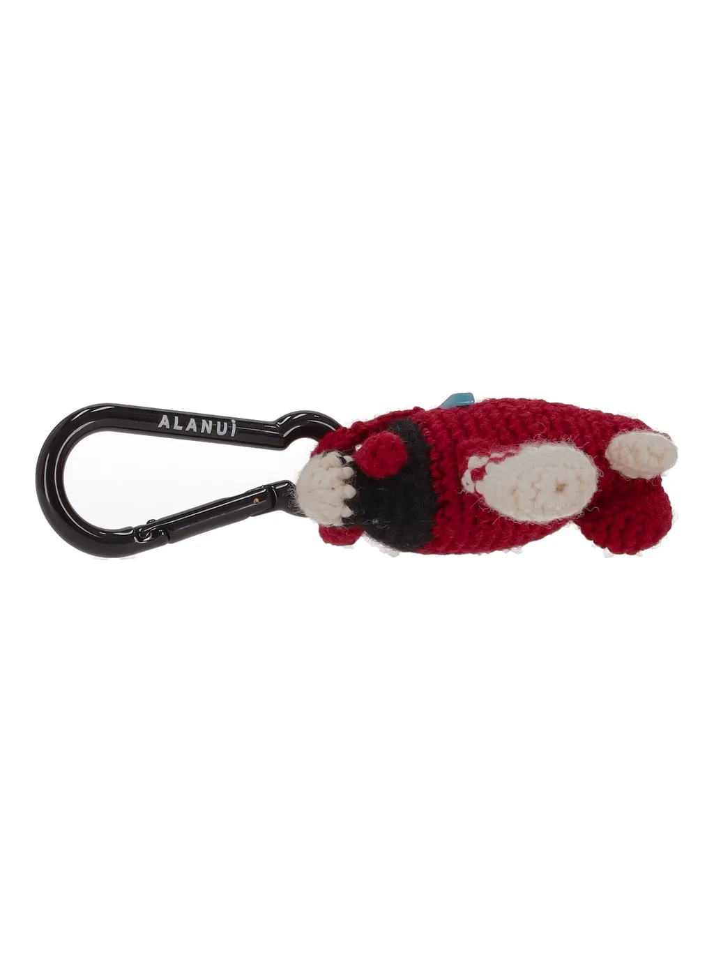 Alanui Handmade Plane Crochet Key Ruby/Chalk