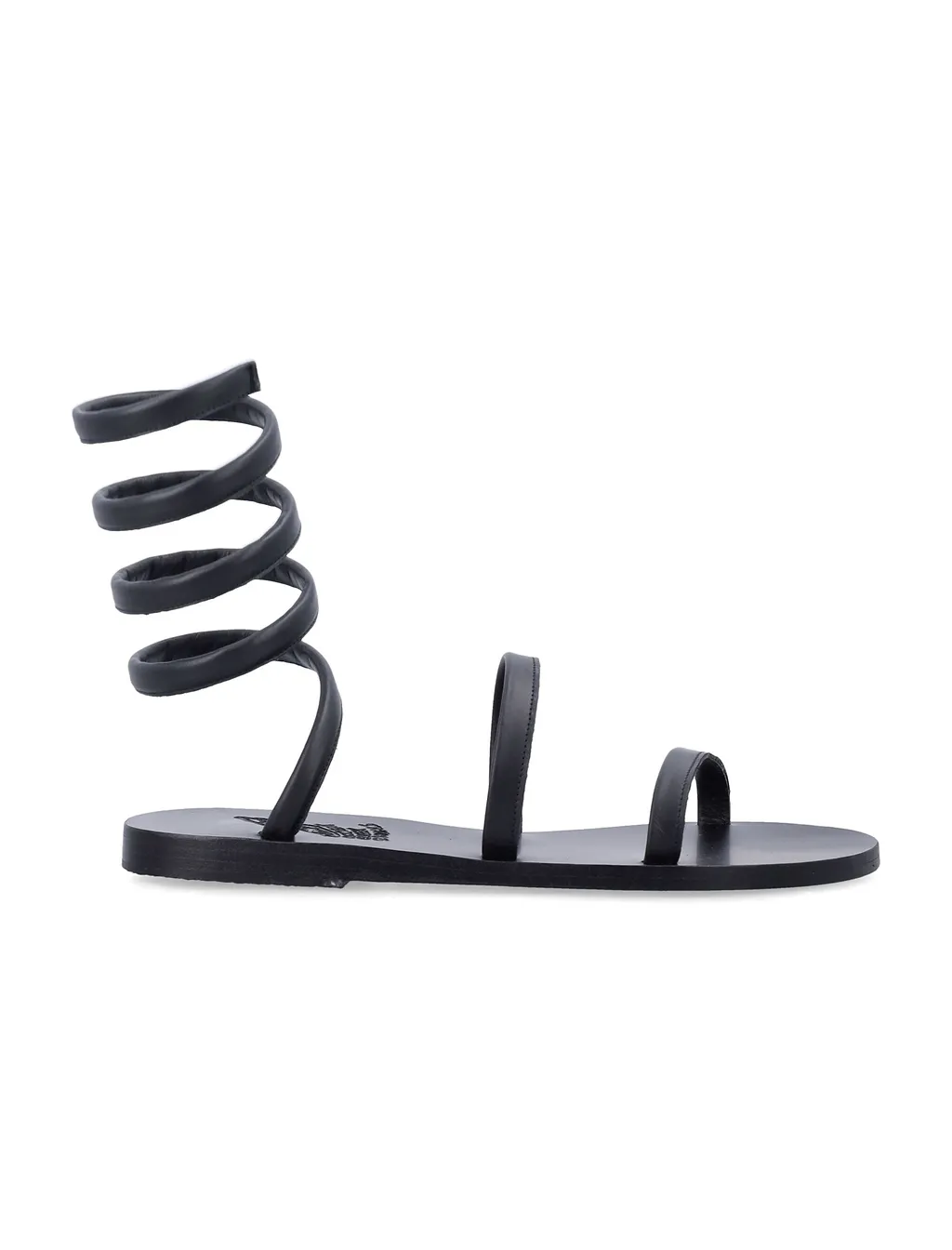 Ancient Greek Flat Shoes Black
