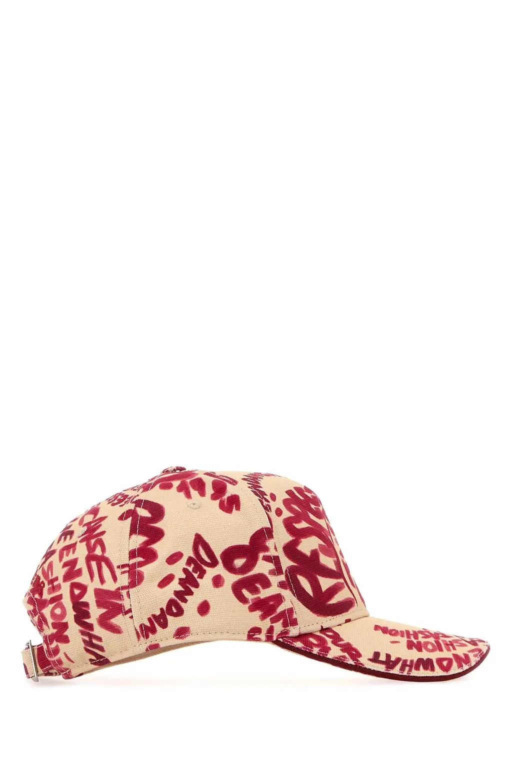 Dsquared Printed Denim Rebel Hibiscus Baseball Cap