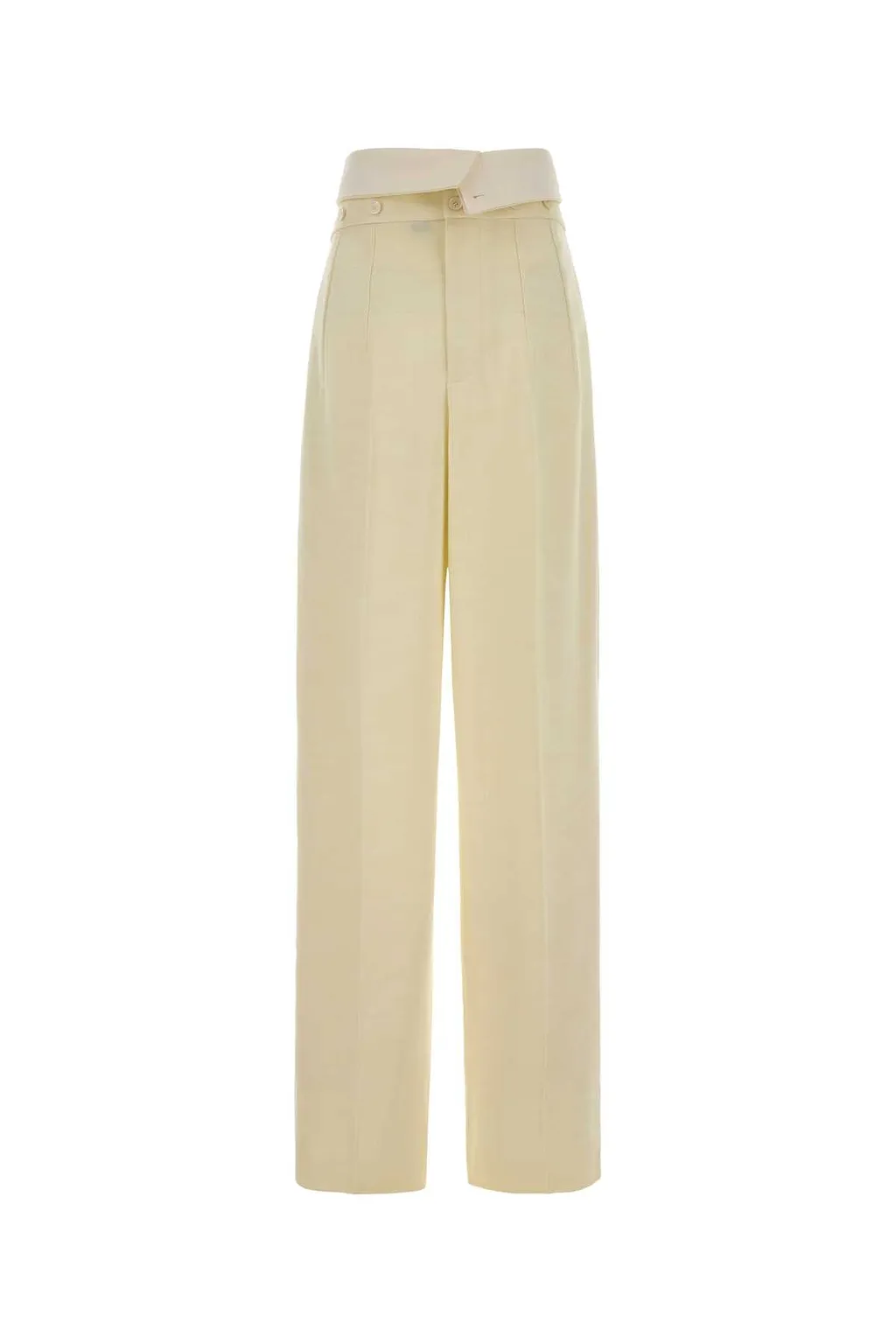 Carven Cream Gabardine Orchid㨠Pant
