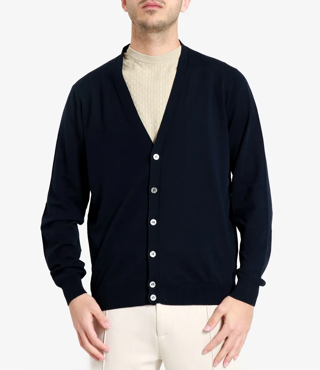 Filippo De Laurentis Sweaters Navy Blue