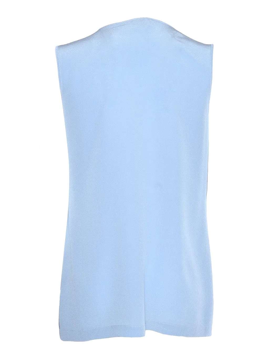 Kangra Cashmere Canotta In Crepe Di Seta