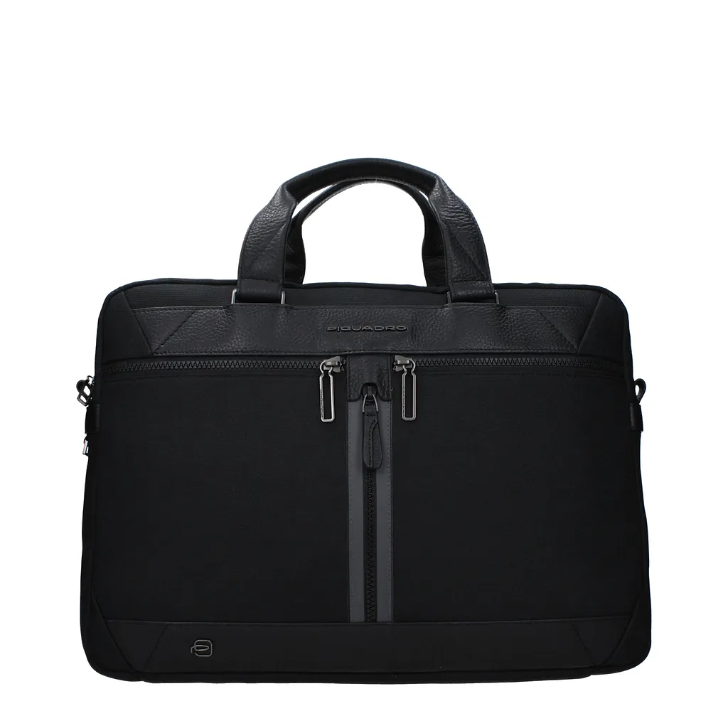 Piquadro Work Bags Men Recycled Nylon Black