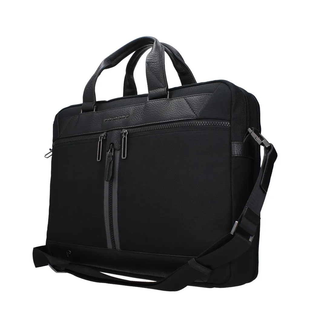 Piquadro Work Bags Men Recycled Nylon Black