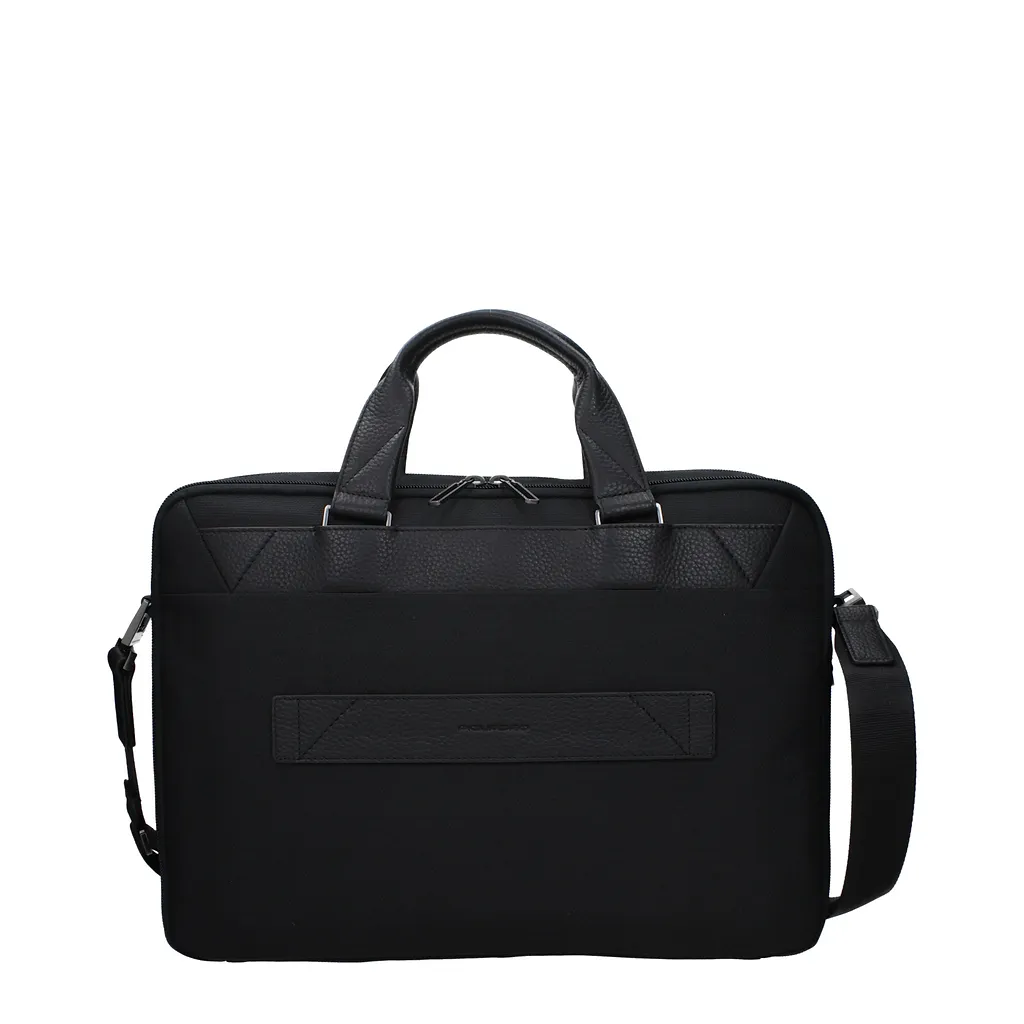 Piquadro Work Bags Men Recycled Nylon Black