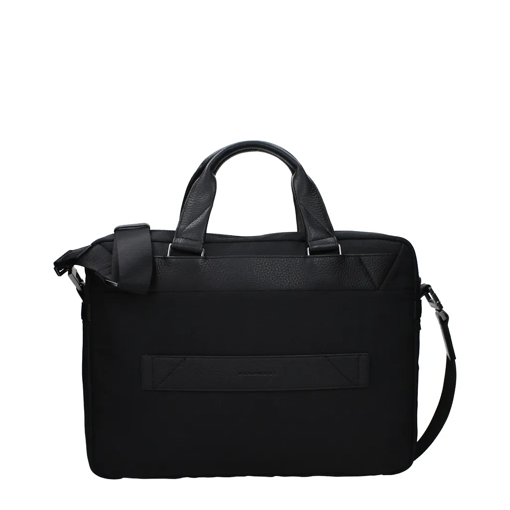 Piquadro Work Bags Men Recycled Nylon Black