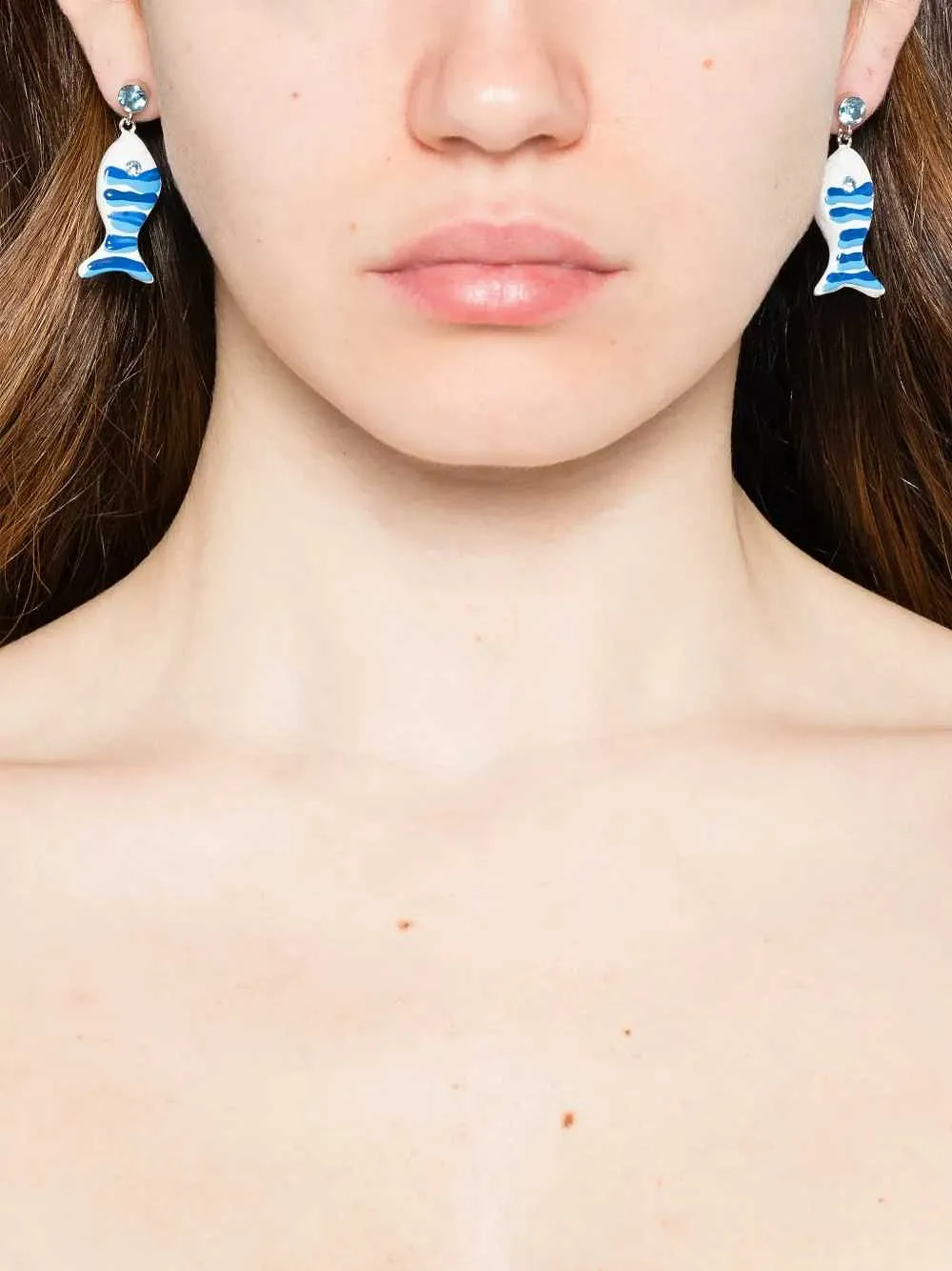 Marni Fish Drop Earrings