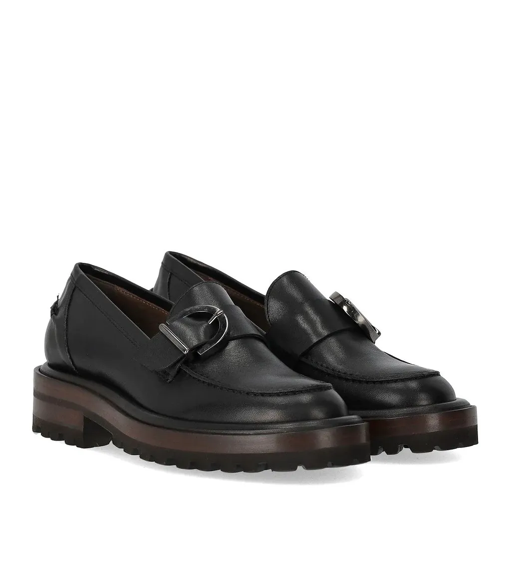 Duccio Del Duca Black Loafer
