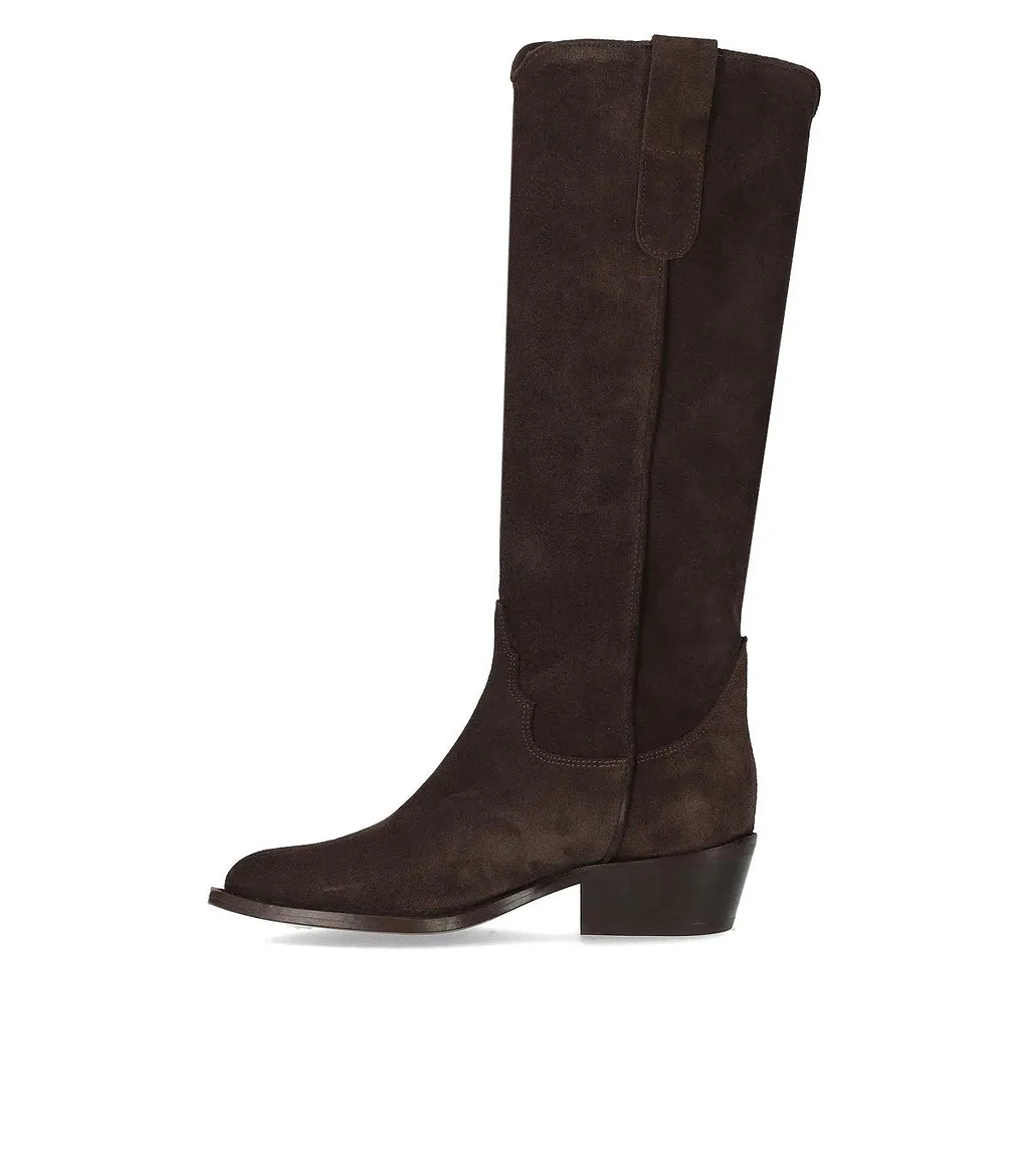 Duccio Del Duca Dark Brown Texan Boot