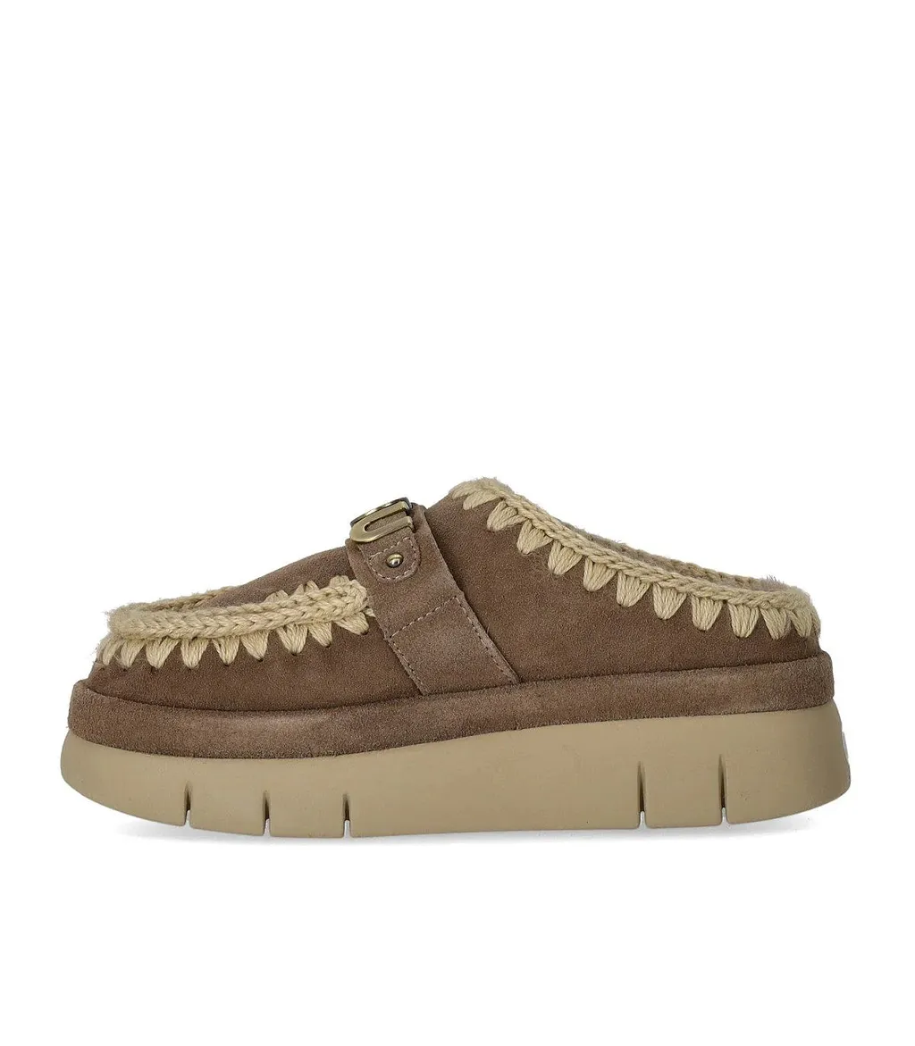 Mou Bounce Welt Suede Elephant Grey Clog