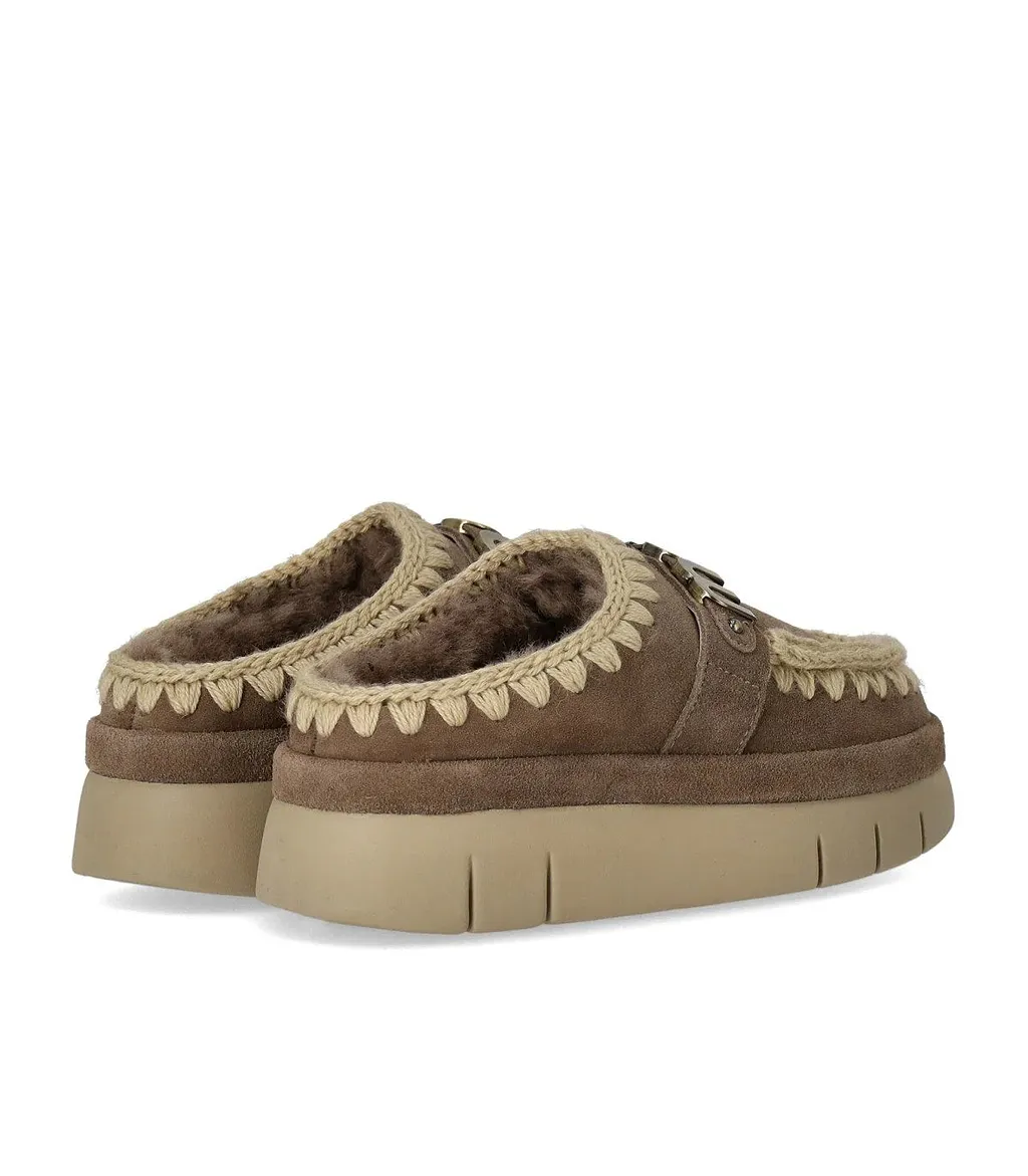 Mou Bounce Welt Suede Elephant Grey Clog
