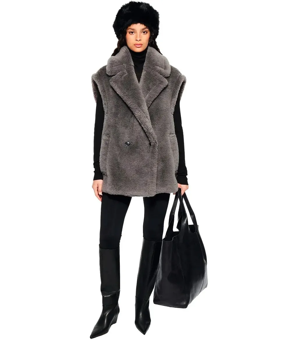 Stand Studio Clary Grey Vest