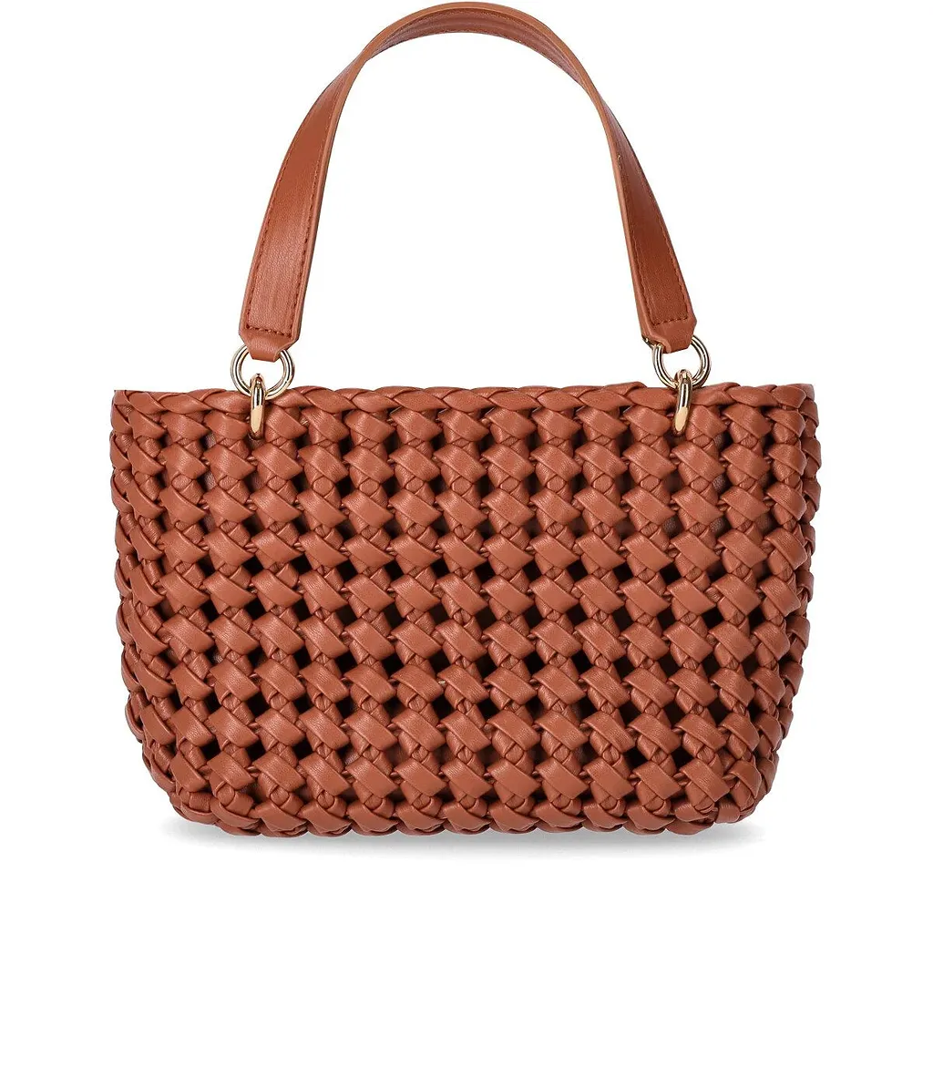 Themoirè Kobo Light Brown Handbag