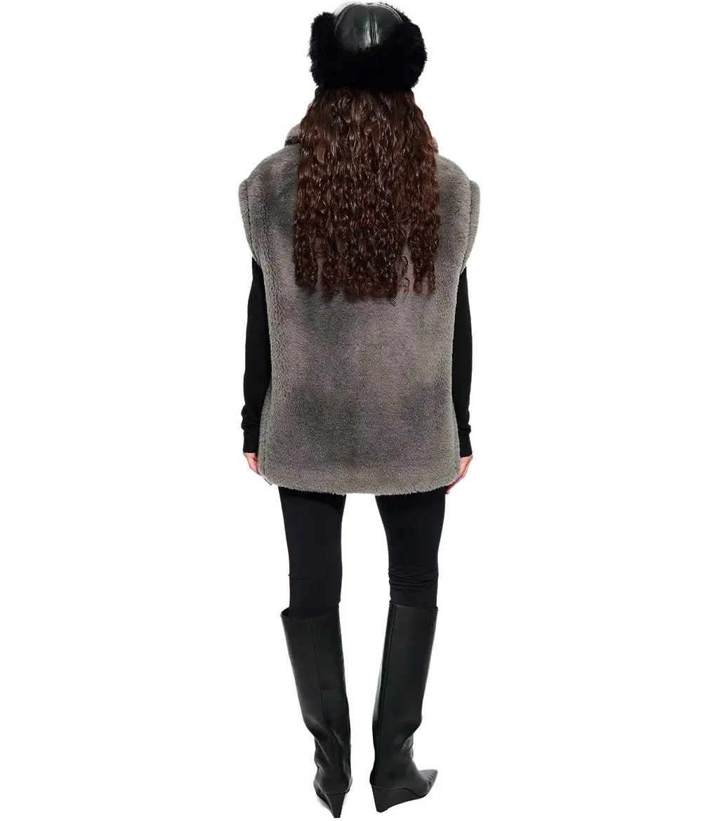 Stand Studio Clary Grey Vest