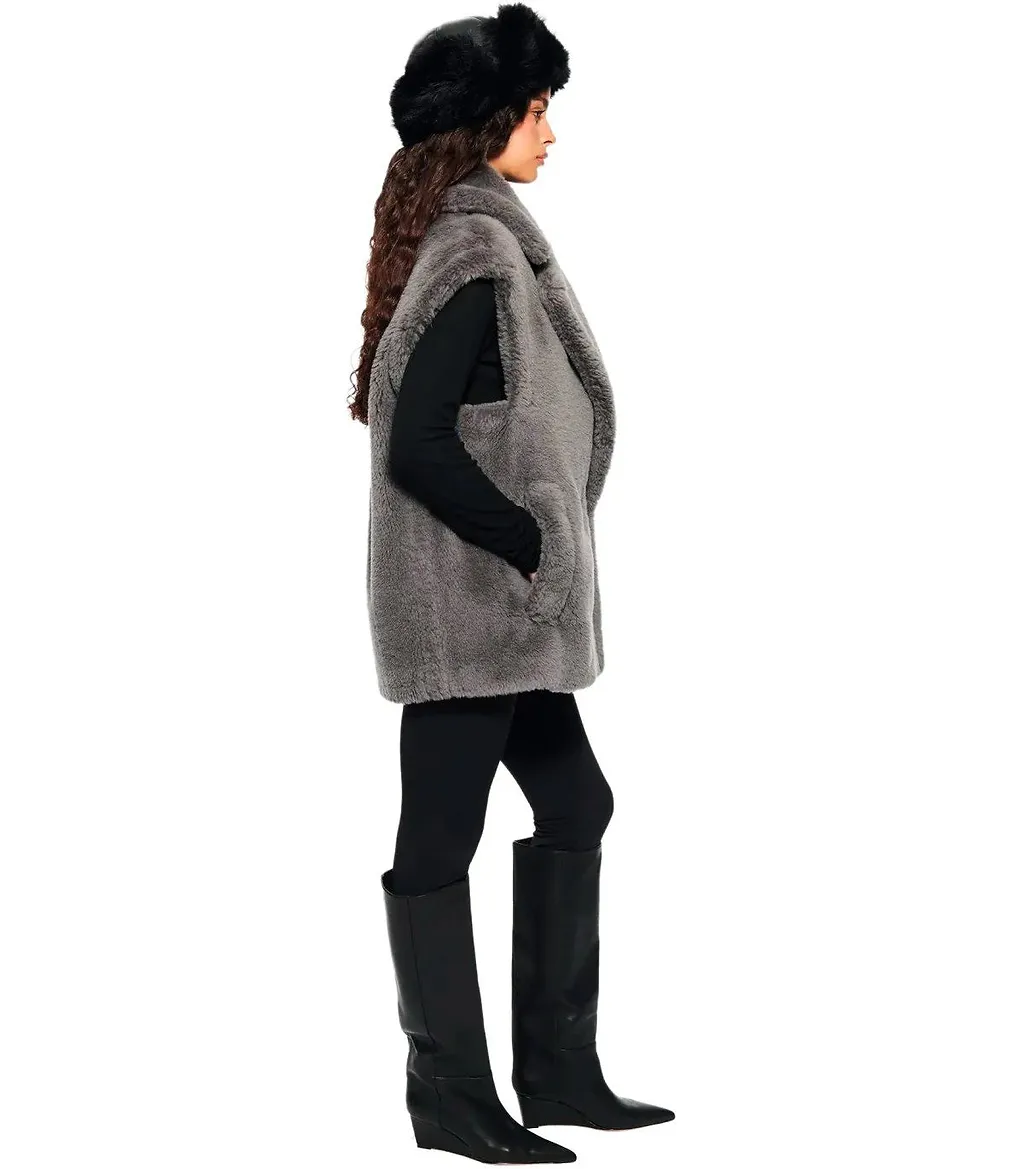 Stand Studio Clary Grey Vest