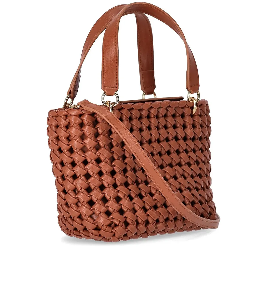 Themoirè Kobo Light Brown Handbag