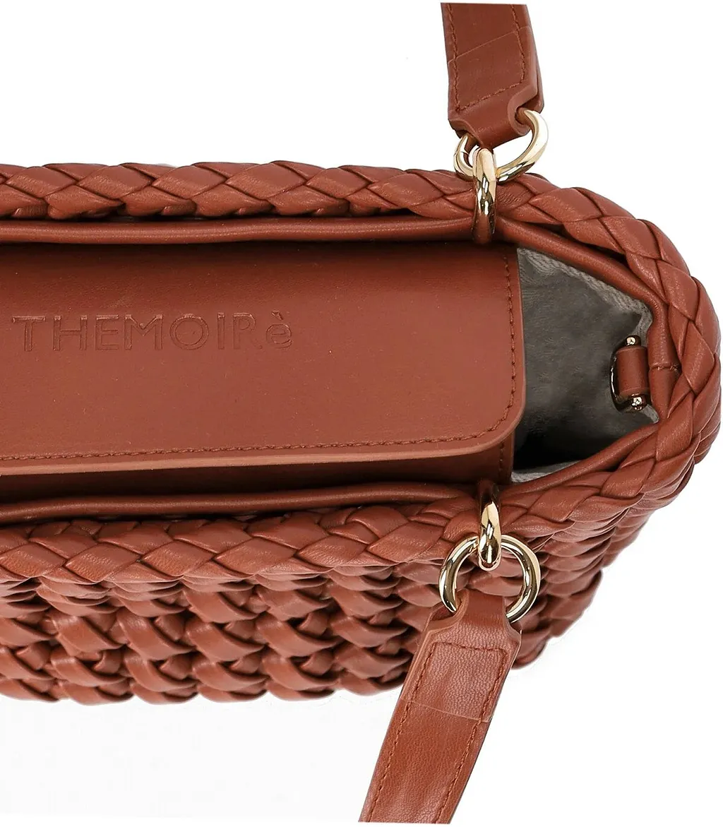 Themoirè Kobo Light Brown Handbag