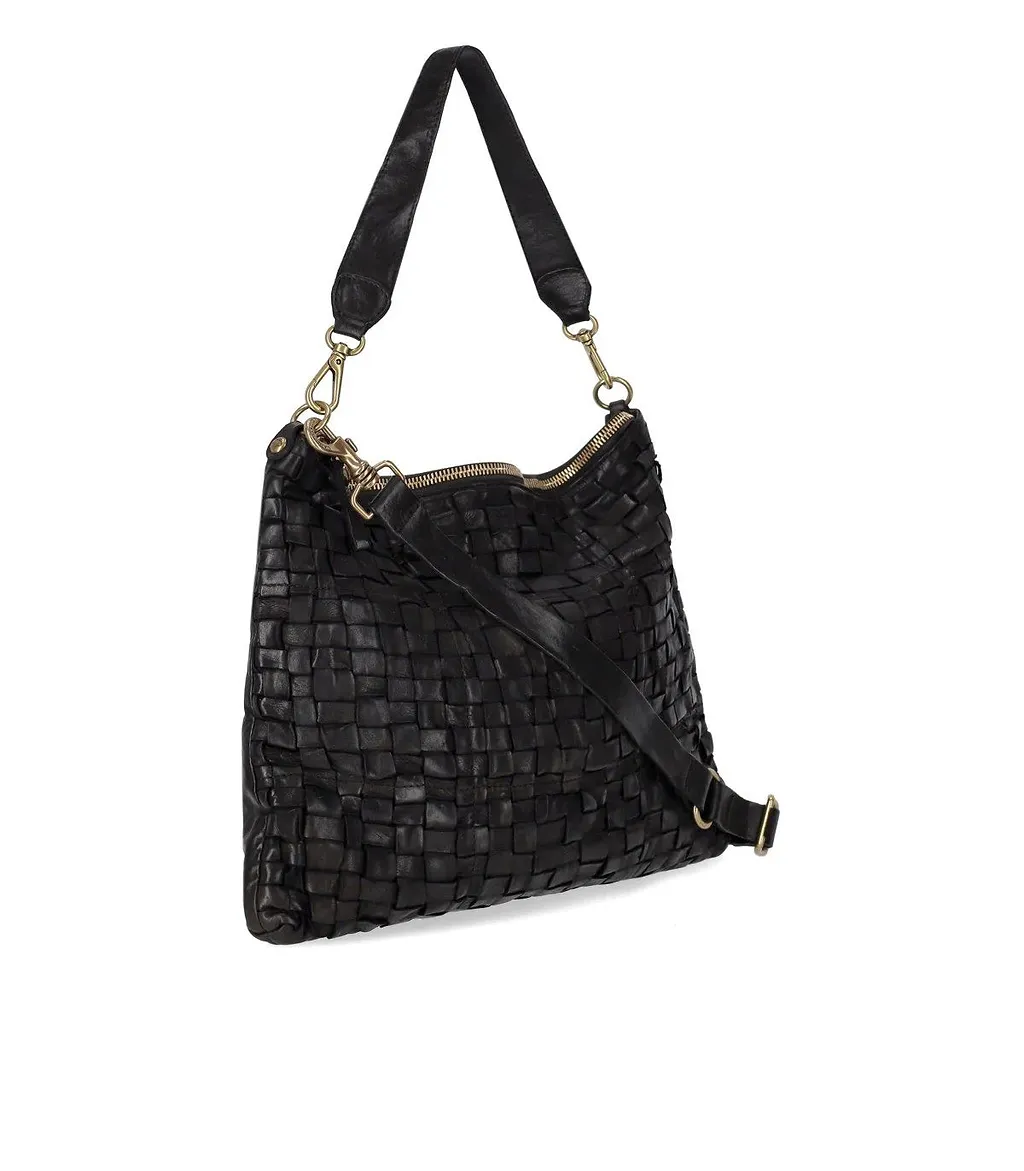 Campomaggi Carla L Black Shoulder Bag