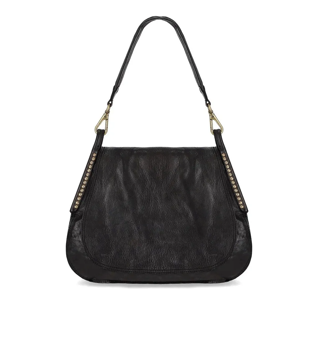 Campomaggi Enza Black Shoulder Bag