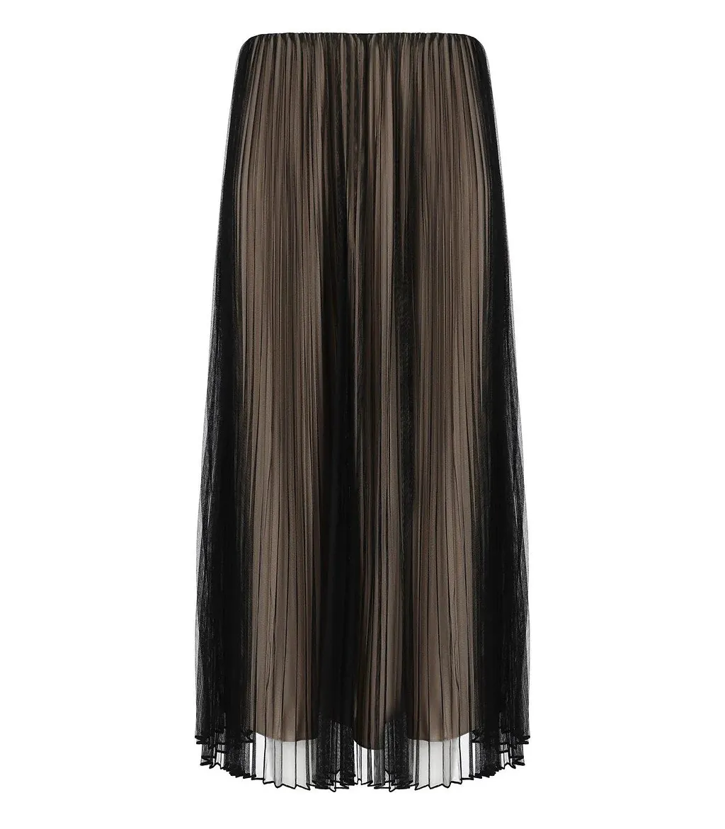 Max Mara Weekend Baby Black Midi Skirt