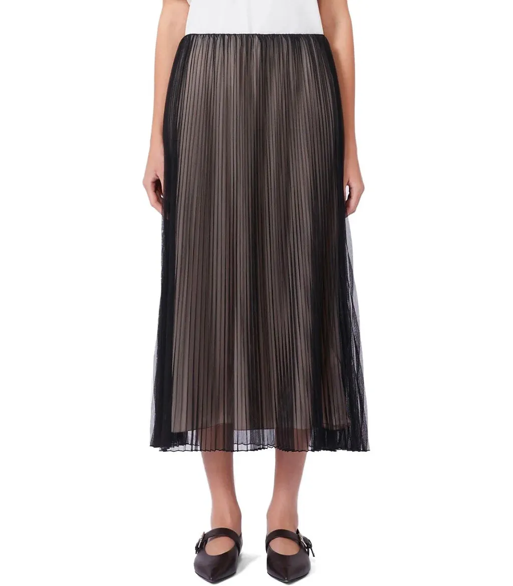 Max Mara Weekend Baby Black Midi Skirt