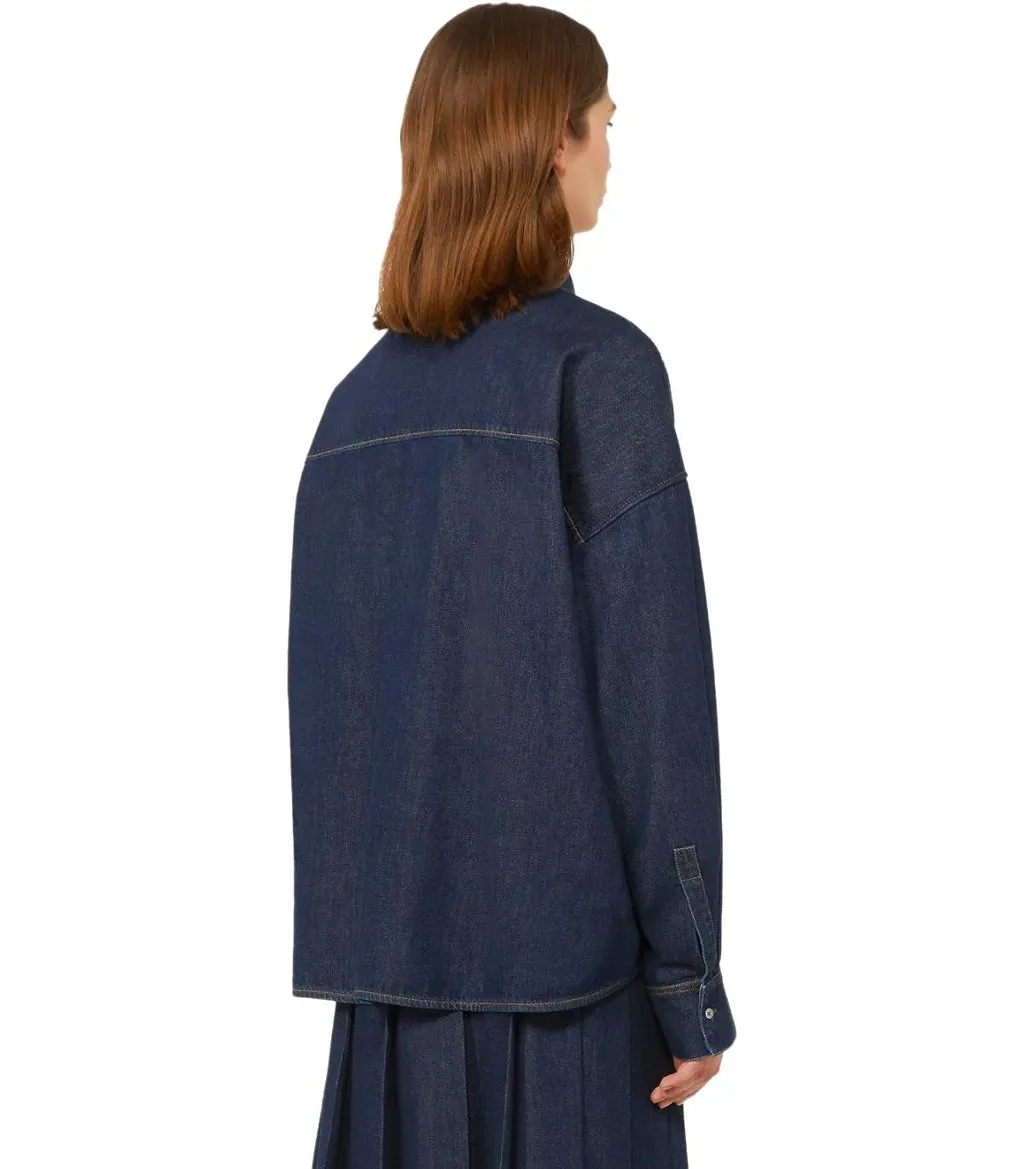 Max Mara Weekend Foggia Dark Blue Shirt