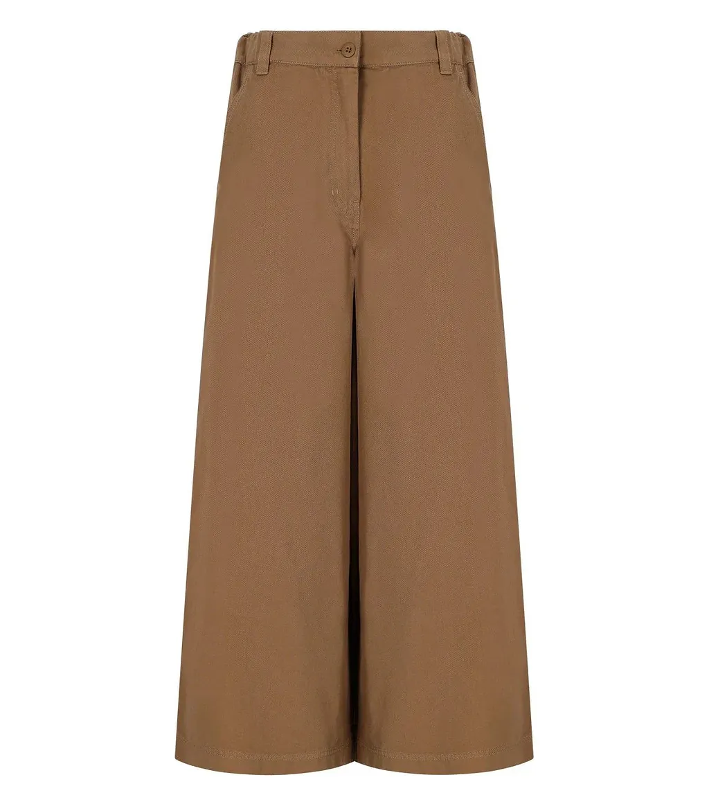 Max Mara Weekend Ariete Brown Cropped Pants