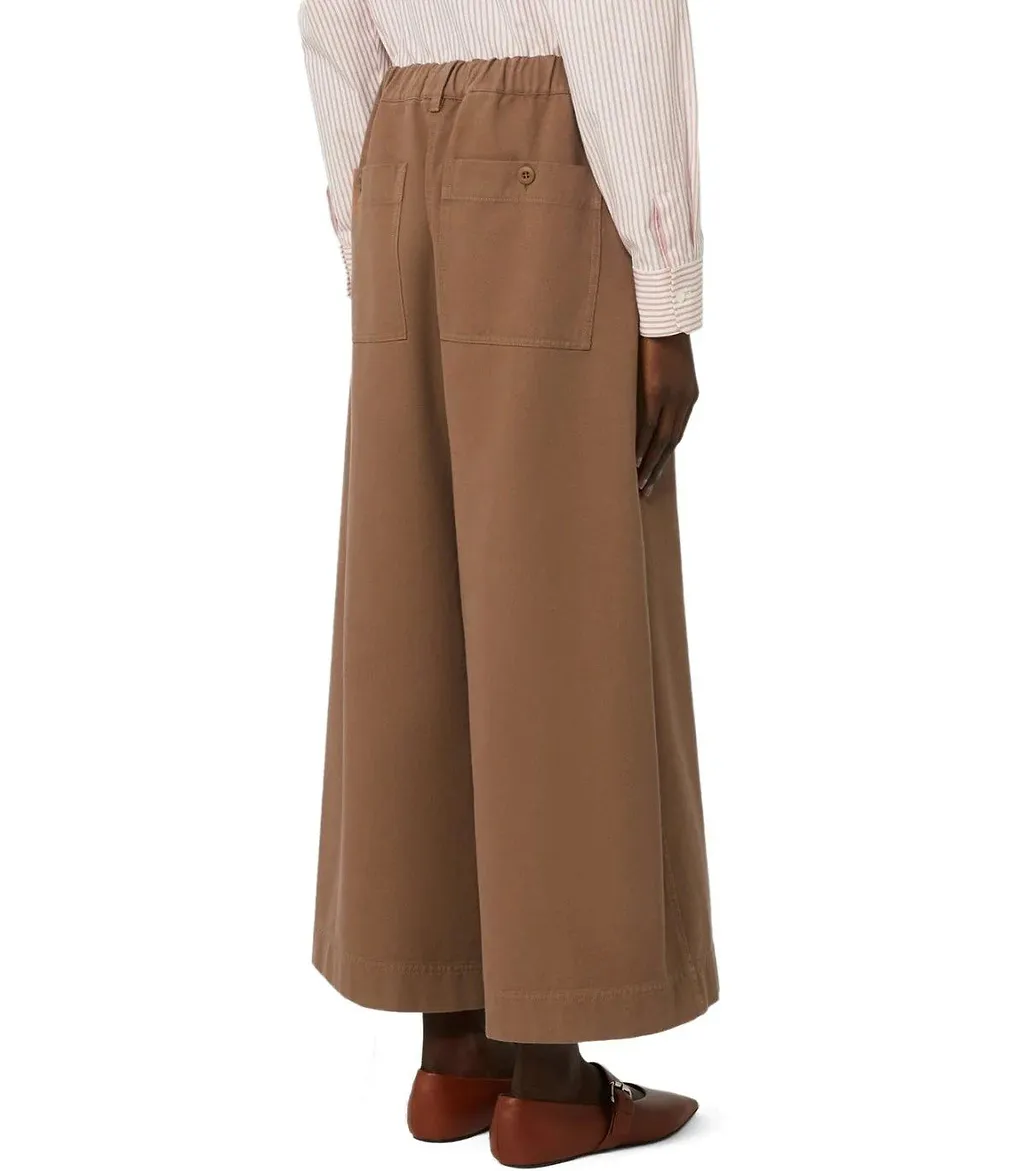 Max Mara Weekend Ariete Brown Cropped Pants