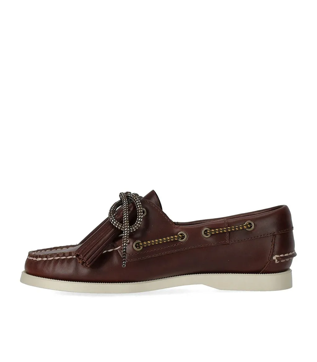 Sebago X Max Mara Weekend Dockside Brown Loafer