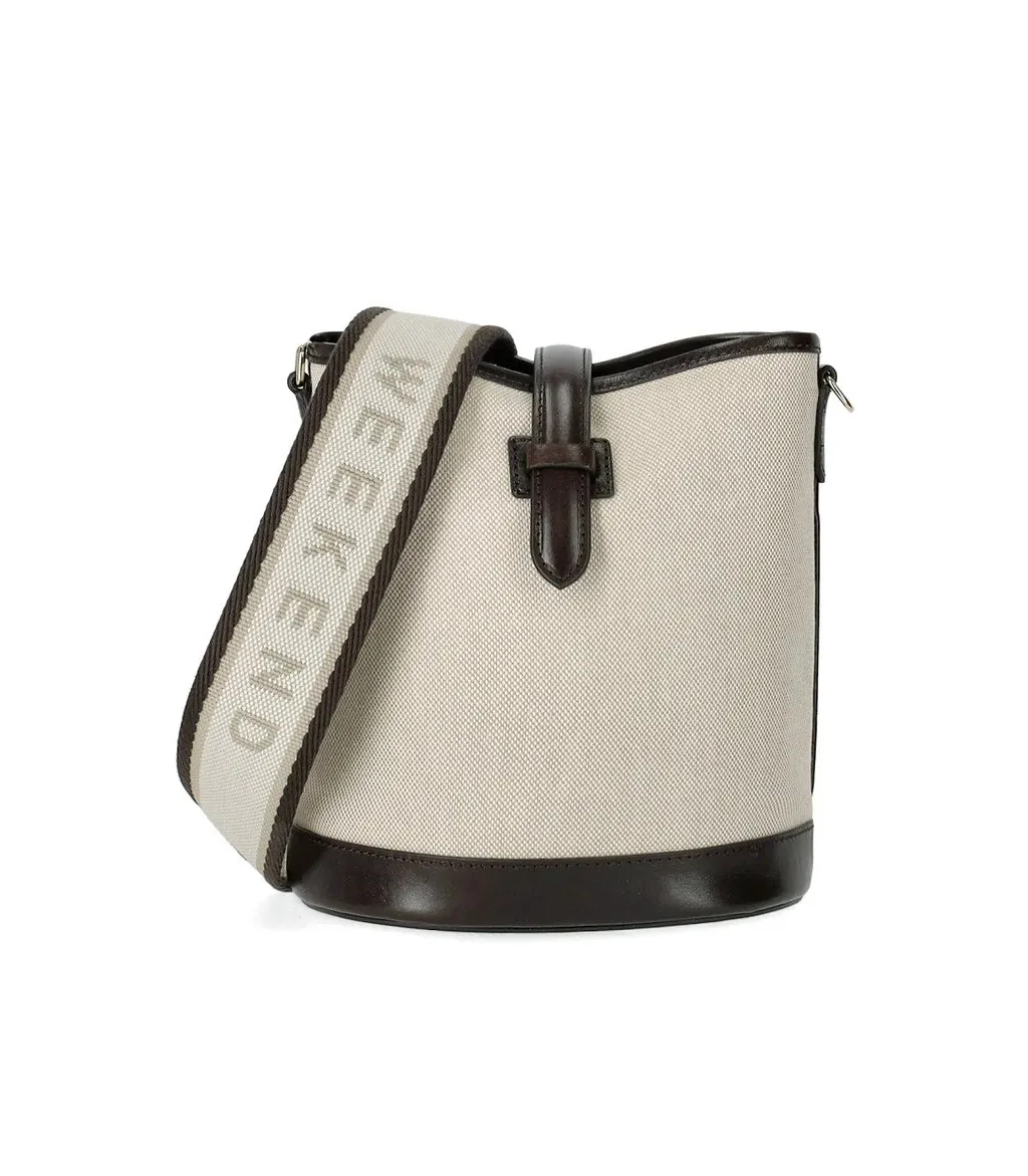 Max Mara Weekend Vasaio Beige Bucket Bag