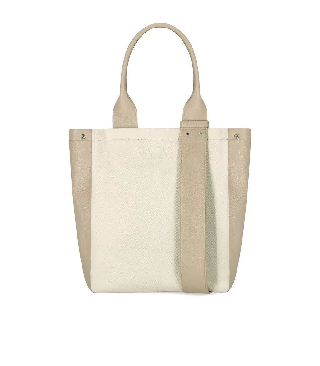 Mm Max Mara Pesco Beige Handbag