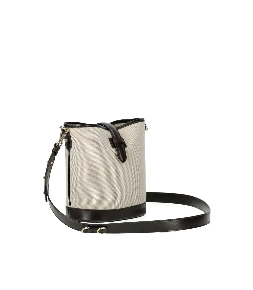 Max Mara Weekend Vasaio Beige Bucket Bag