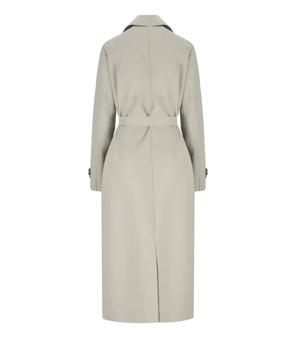 Mm Max Mara Cedro Light Beige Trench Coat