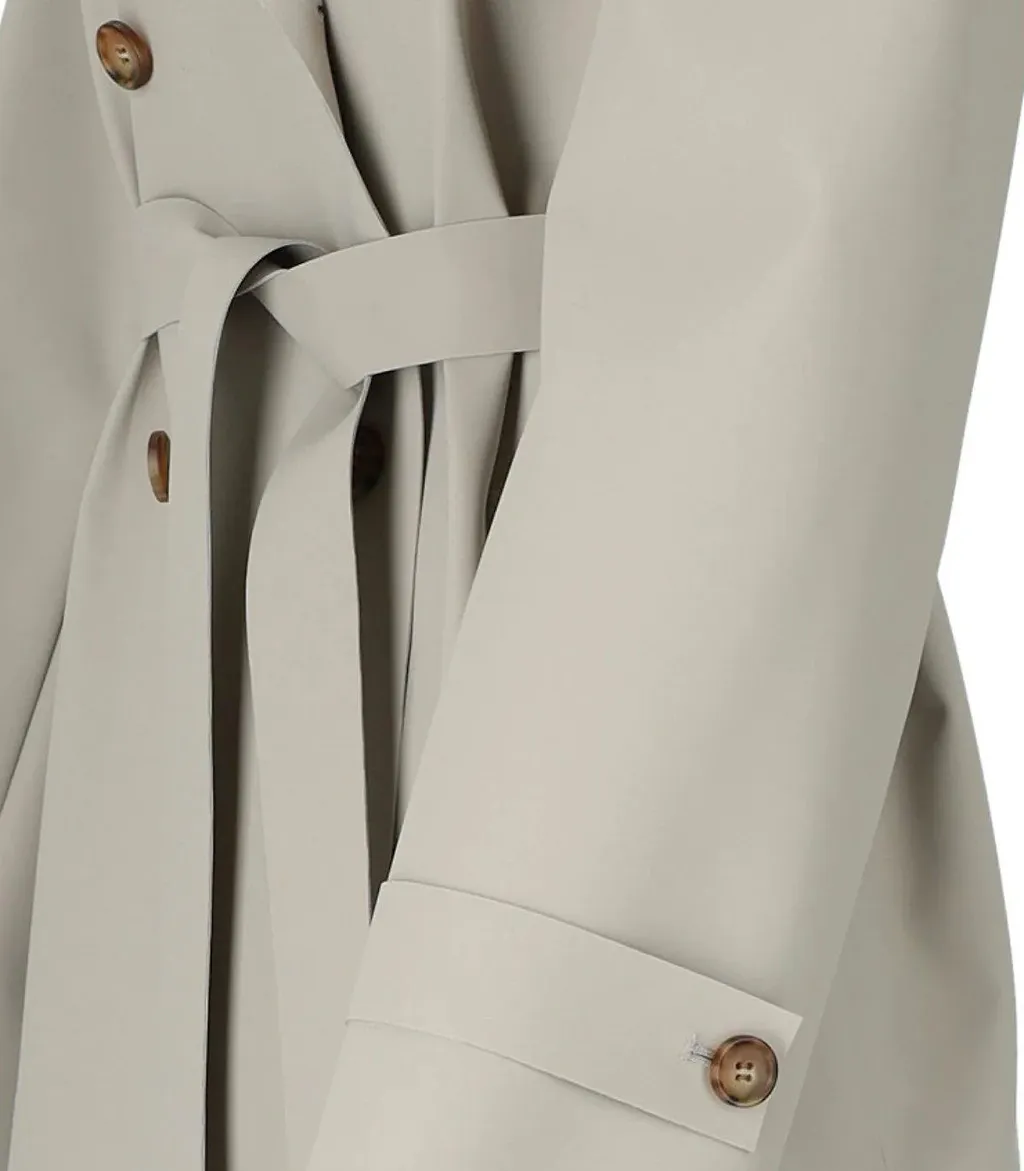 Mm Max Mara Cedro Light Beige Trench Coat