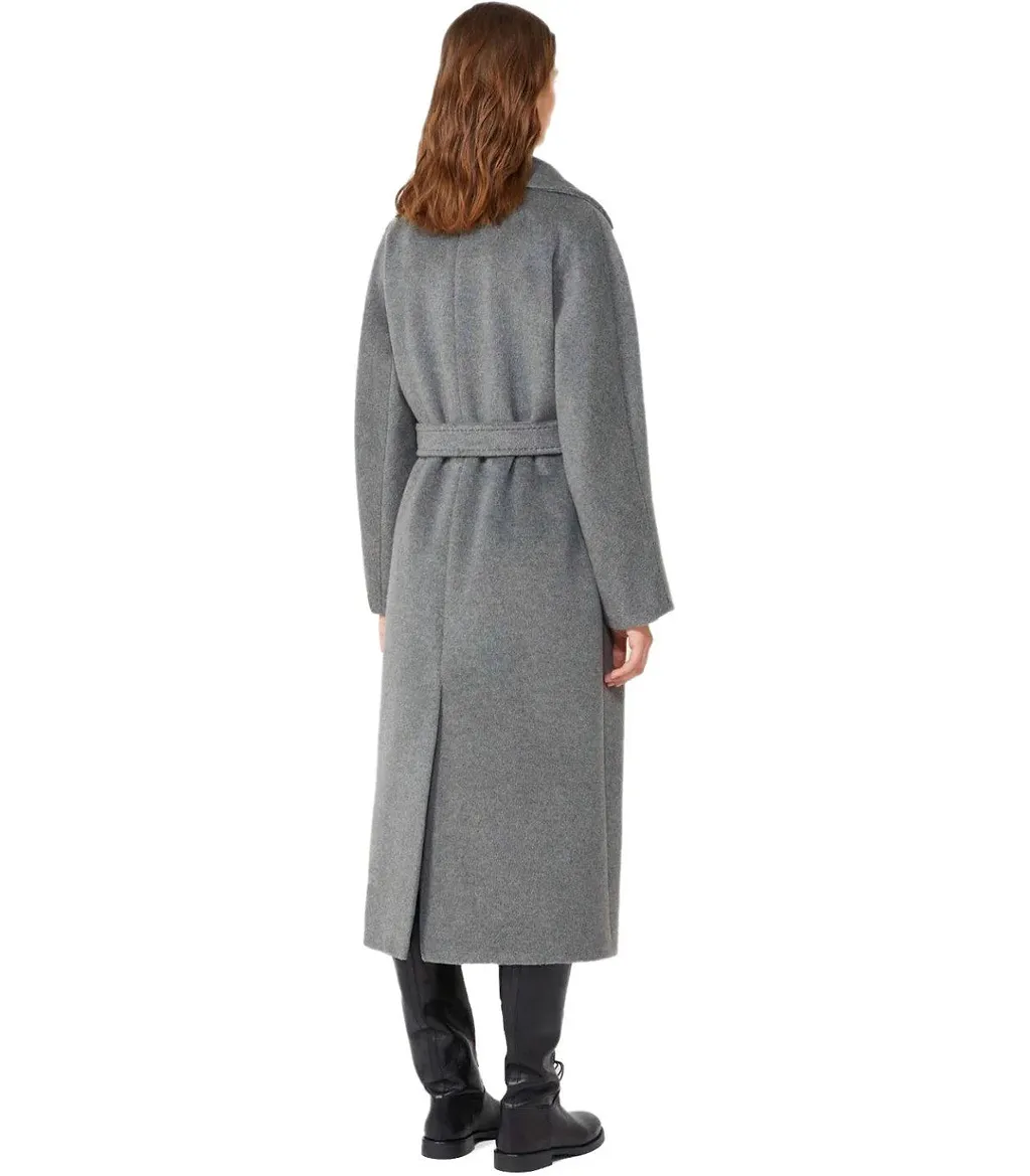 Max Mara Weekend Tempera Grey Belted Coat