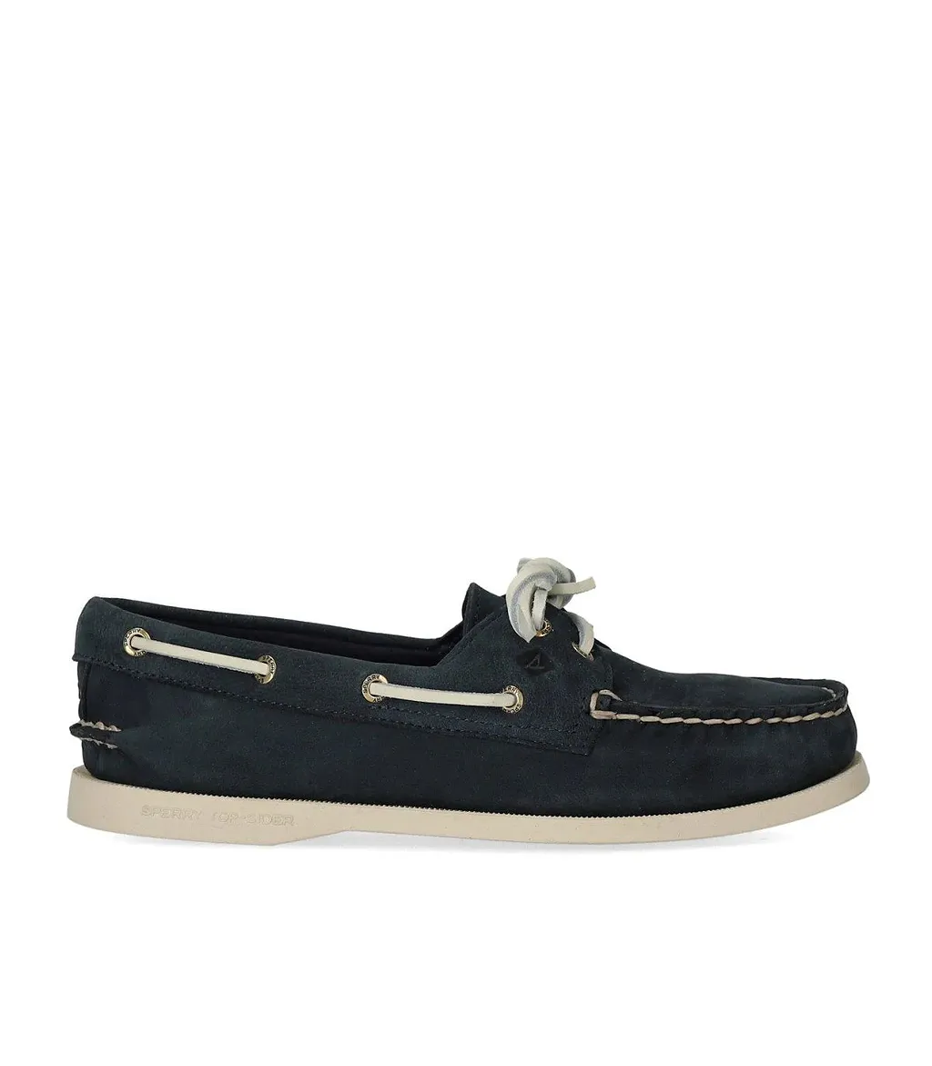 Sperry Navy Blue Leather Loafer