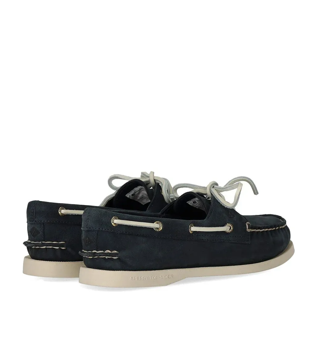 Sperry Navy Blue Leather Loafer