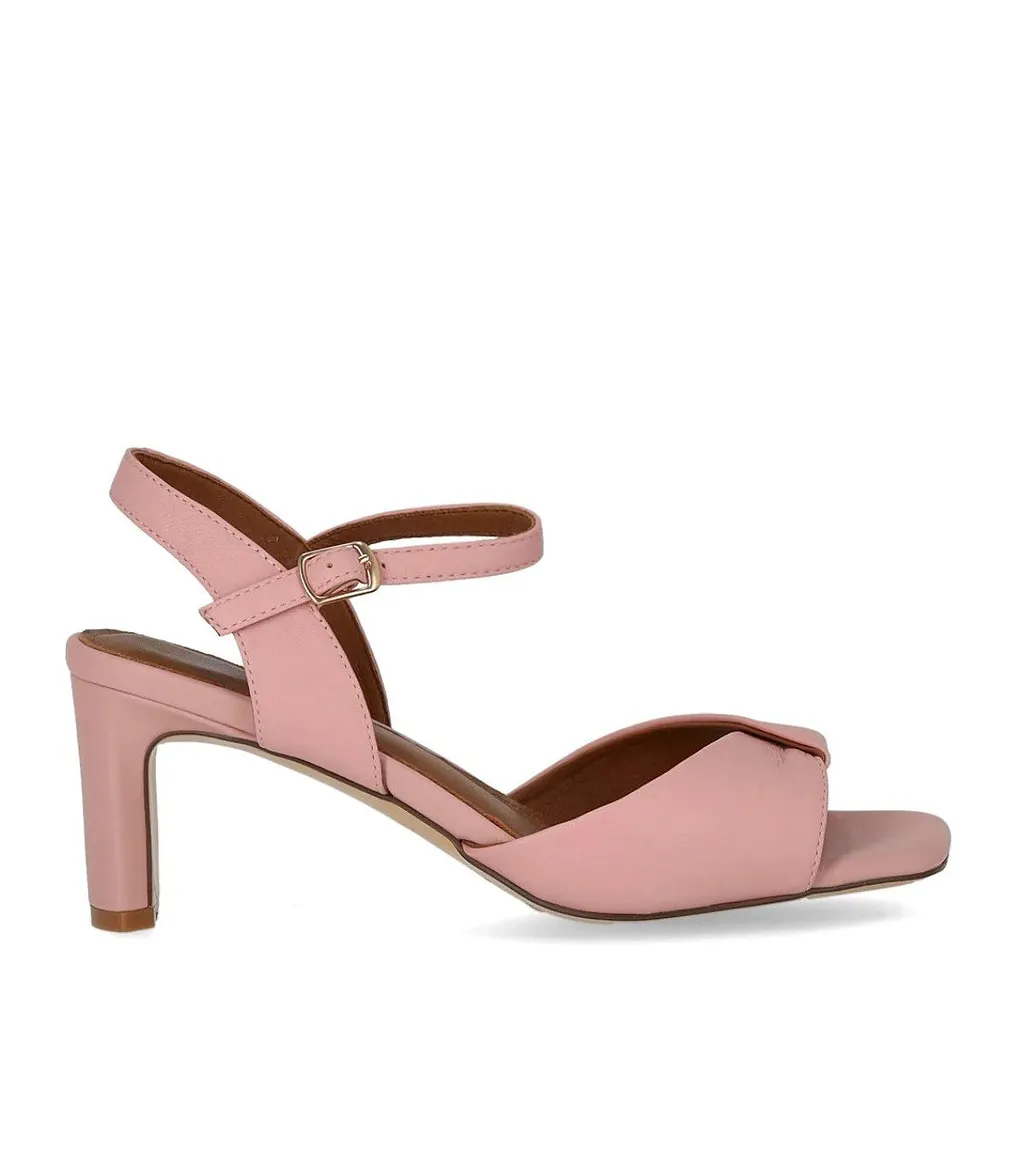 Miss Olivia Linda Pink Heeled Sandal