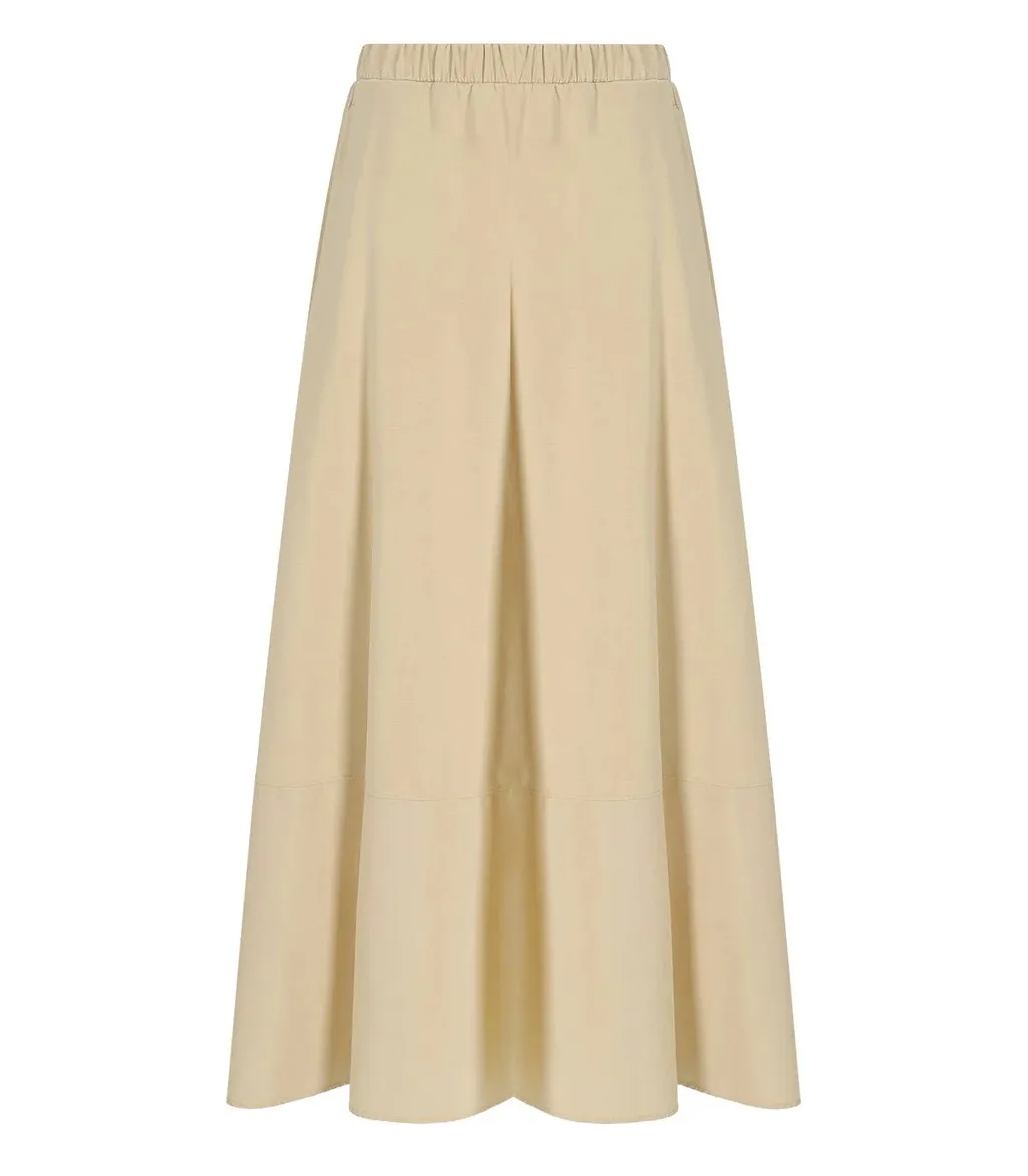 Mm Max Mara Ribes Beige Skirt