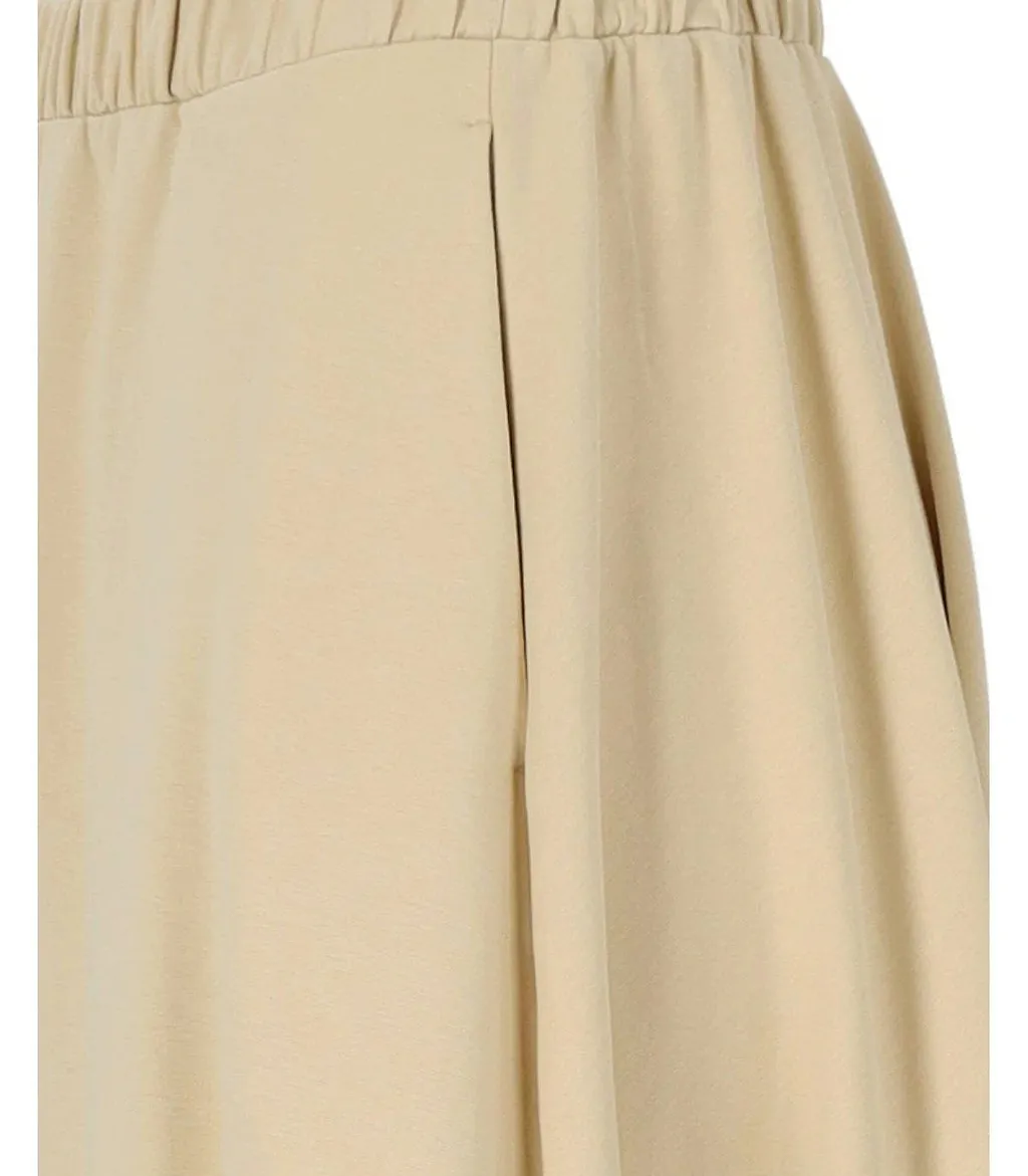 Mm Max Mara Ribes Beige Skirt