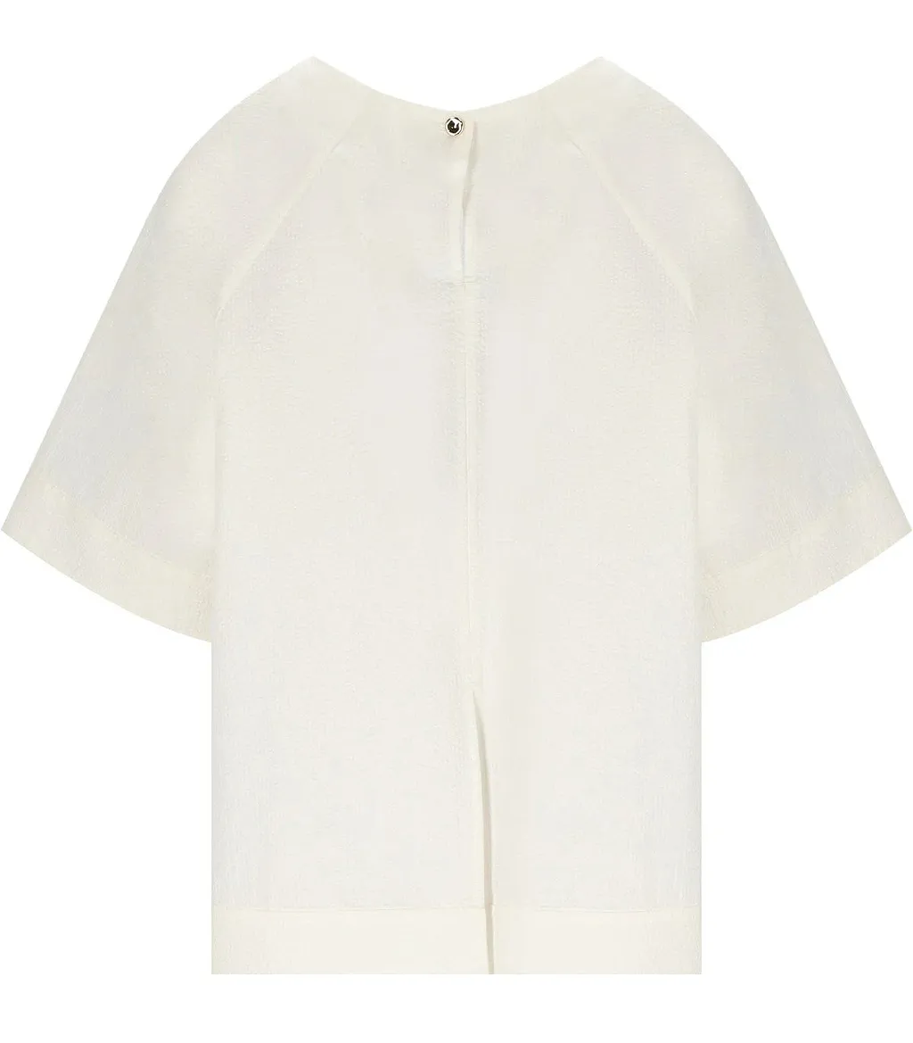 Mm Max Mara Ridente White Blouse