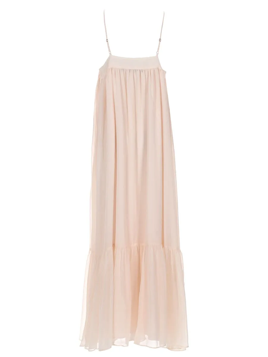 Rotate Birger Christensen Abito Midi In Chiffon