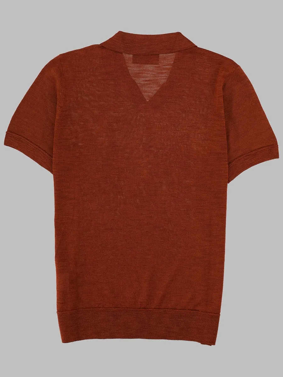 Boss Camel Polo In Seta Naden
