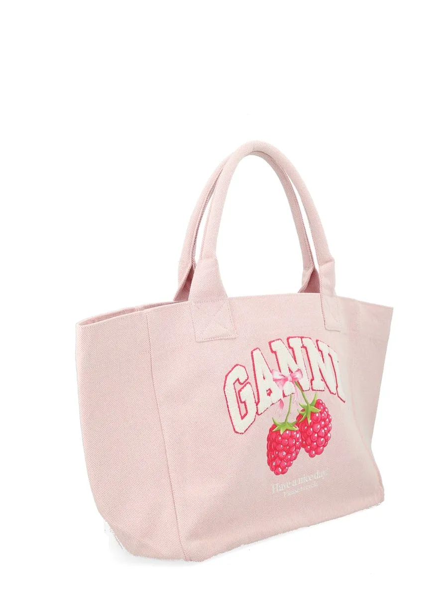 Ganni Borsa Medium Raspberry