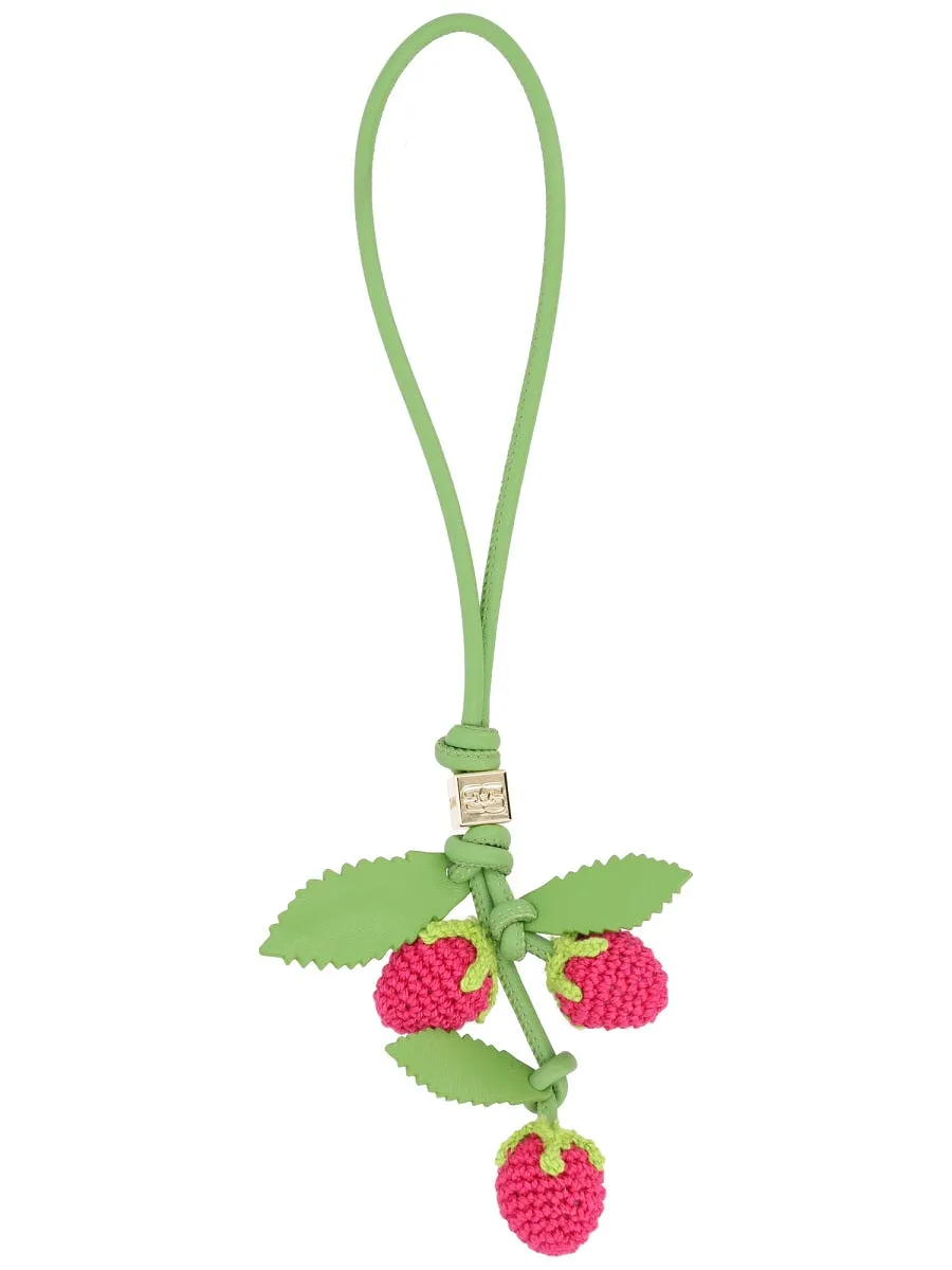 Ganni Charm Raspberry Flower