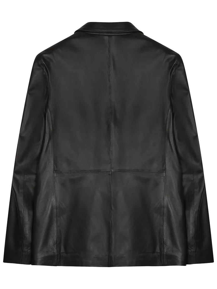 Department Five Blazer Doppiopetto In Pelle Arielle